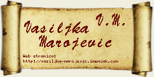 Vasiljka Marojević vizit kartica